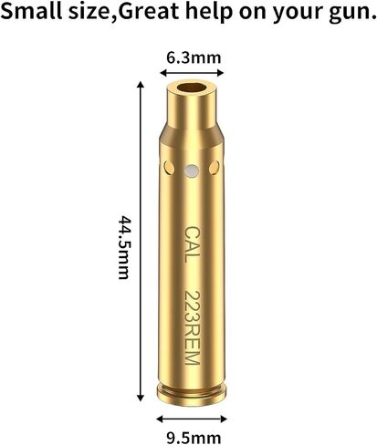 Tipfun Bore Sight Cal 223 5.56mm /300 Win Mag/22LR /9mm/6.5 Grendel /.338 Lapua/30-30 Red Dot Boresighter with Batteries in Saudi Arabia