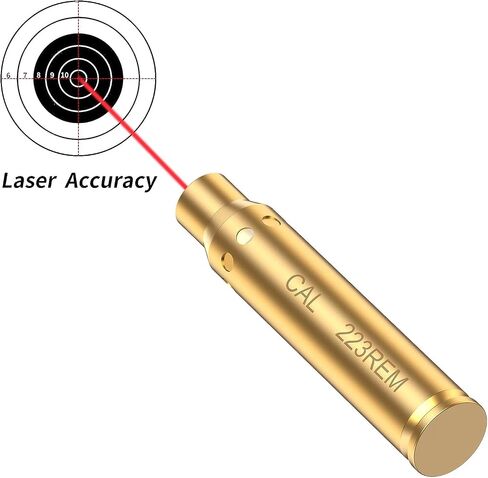 Tipfun Bore Sight Cal 223 5.56mm /300 Win Mag/22LR /9mm/6.5 Grendel /.338 Lapua/30-30 Red Dot Boresighter with Batteries in Saudi Arabia