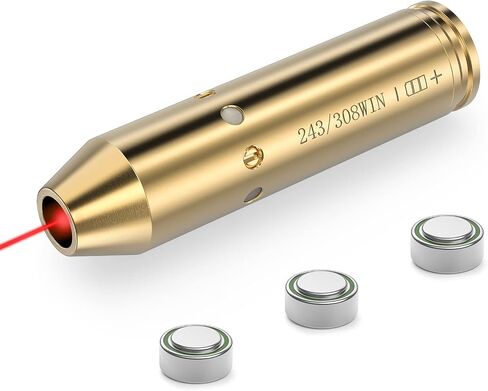 MidTen .243 308 Bore Sight Laser Red Dot Boresighters 308 مع البطاريات in Kuwait