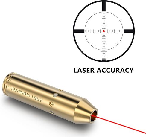 MidTen .243 308 Bore Sight Laser Red Dot Boresighters 308 مع البطاريات in Kuwait