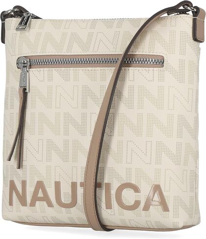 Nautica Lakeside Signature Jaquard North South Crossbody Bag in Saudi Arabia