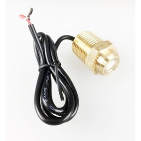 Pactrade Marine Boat Blue LED Drain Plug 1/2" NPT Brass Underwater Light 12V