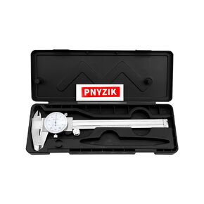 6 Inch Dial Caliper +/-0.001 Inch Accuracy, Shockproof Hardened Stainless Steel Metal 4-Way Measurement Calipers Measuring Tool with Plastic Case in Saudi Arabia