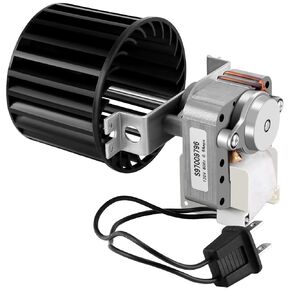 S97009796 Bathroom Fan Motor Assembly Compatible with Br-oan Nu-Tone Bulb Heaters 162-E、G、J、K、L、M and 164-E、G、J、K、 L、M Fan Motor Blower 97009796 Replaces S97009758, S97009796B | 120V-70CFM-CW-CLB