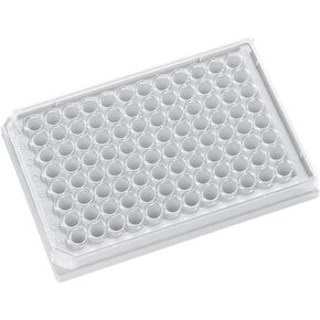 ج.ج. لوحة تصوير سفلية من الزجاج الكريستالي 96-Well من Finneran 324001 مع غطاء، أسود (عبوة من 10 قطع) in Kuwait