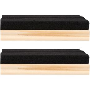Whiteboard Eraser 2Pcs Chalkboard Erasers, Wool Felt Chalkboard Eraser Dustless Wood. Chalkboard Eraser Blackboard Eraser Cleaner for Office Supplies Wool Felt Eraser