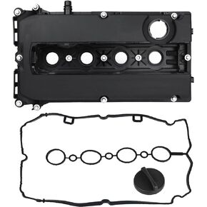 Autoround Engine Valve Cover Kit Compatible with Chevy Cruze 2011-2016/ Trax 2013-2020/ Sonic 2012-2018/ Aveo, Saturn Astra, Pontiac G3, L4 1.6L 1.8L, Replace # 55558673 55564395