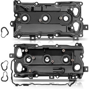 A-Premium Pair Left Right Engine Valve Cover with Gasket Compatible with Nissan Altima 15-17, Maxima 09-17, Murano 15-17, Pathfinder 15-17, Infiniti QX60 15-17, V6 3.5L, 132649N00A 132649N00B