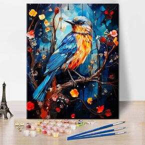 Astronaut DIY Paint by Rainbow Number Abstract Colorful Flower Paint by Numbers for Adults Dreamcatcher Paint by Numbers Kits on Canvas for Home Wall Decor Acrylic Paint by Number Kits 16x20inch
