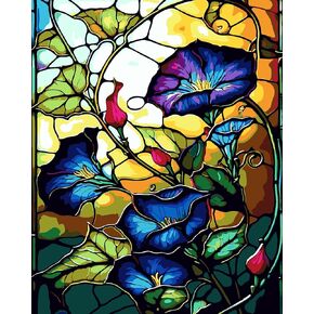 Yunruily Butterfly Book Paint by Number Adult-Butterfly Canvas Paint by Numbers for Adults,Flowers Paint by Number Kits on Canvas for Gifts Home Wall Decor(16x20inch)