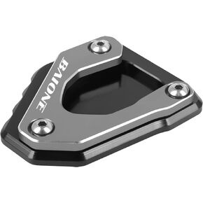 Worldmotop Motorcycle Kickstand Pad Extension Foot Pad Replacement for BMW G310GS G310 GS 2017-2021 Side Stand Plate Pad(black)