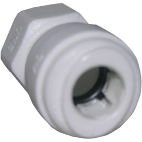 LASCO 19-6181 Thread Adapter for Faucet Connection Push-in Fitting with 1/4-Inch OD Tube and 1/4-Inch Compression Female Thread, Plastic