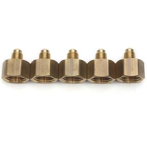 LTWFITTING Brass Flare 1/4" OD x 1/2" Female NPT Female Connector Tube Fitting(Pack of 5)