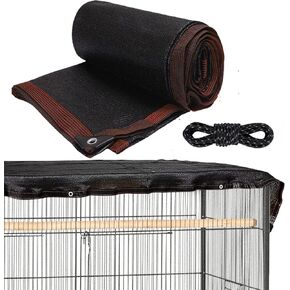 Groumh غطاء قفص الكلب Sunblock تظليل القماش شبكة قماش القنب بيت الكلب غطاء الظل 90٪ Sunblock تظليل القماش شبكة قماش القنب 10 × 10 قدم لقفص الحيوانات الأليفة الكبير في الهواء الطلق in Kuwait