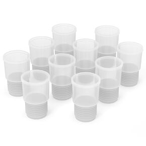FunChem Silicone Lab Stopper, 14# Leak-Proof Lab Stopper for Labware with 14/20 Outer Joint, Versatile Laboratory Supplies, 10pcs in Total