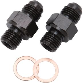 Russell 640520 -6 AN 1/4" NPSM Transmission Fitting, Black