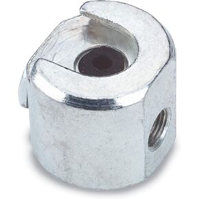 LUMAX LX-1452 Silver 1/8" NPT Female Button Head Coupler for 7/8" Button Head Fittings. Specially Designed for Button Head Grease Fittings. 1/8" NTP Female Inlet.