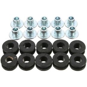 NIORANU 10Pcs Motorcycle Rubber Grommets Bolt Kit for Honda Yamaha Suzuki Fairings in Kuwait