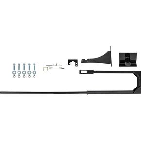 Buyers Products TCH14V Swing Away Horizontal Bumper Mount Traffic Cone Holder, Black Carbon Steel, Front-Bumper Mounted with Hardware, Built-in Retention Pin for Secure Transport