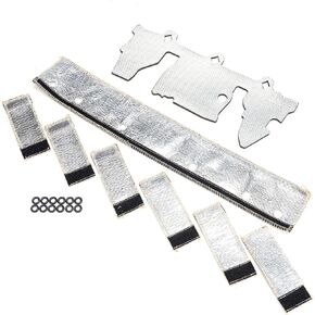 010378 Fuel Rail & Injector Cover Kit,Fuel Rail & Injector Heat Shield Kit Compatible with 1997-2004 Jeep Wrangler TJ Grand Cherokee 4.0L Engine