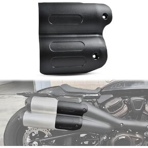 VEISUTOR Rear Passenger Heat Shield Cover for Harley Sportster S 1250, Black Exhaust Pipe Heat Insulation Cover for 2021 2022 Harley SS1250 Sportster S 1250 RH1250 Accessories