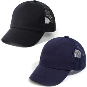 Toddler Baby Boy Girl Baseball Hats Kids Sun Hats Adjustable Summer Caps | Adjustable 60% cotton blend sizes 3M-5T For Summer beach Curved UV brim Breathable UV Protection in Kuwait