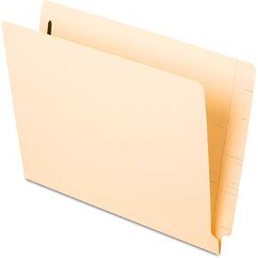 Pendaflex Manila Reinforced End-Tab Fastener Folders, Letter Size, Manila, Straight Cut, 50/BX (13140EE)
