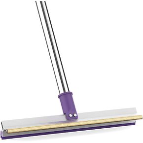 Large Pet Hair Removal Broom,DELOMO Dual Pet Hair Rake- 52" Handle & Extendable Design,Adjustable Long Handle Sticky Mop for Low Pile Rugs Stairs, Carpet Brush Scraper Dog Cat Hair Remover Broom