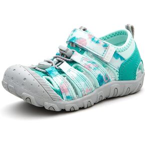 Weestep Kids Sporty Sandal with Secure Elastic Band and Hook Loop - Durable Toe and Sole for Active Play - Perfect for Summer Outdoor Activities