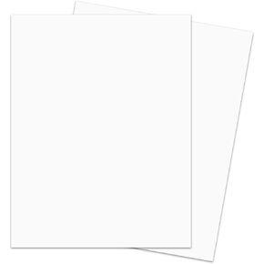 White Thick Cardstock Paper — Great for Business Cards, Arts and Crafts, Invitations, Stationary Printing | Medium Weight 110lb Index Cover Card Stock | 8.5 x 11 | 50 Sheets per Pack