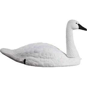 Higdon Outdoors Floating and Field Standard-Size Tundra Swan Decoy for Waterfowl and Ornamental Pond and Landscape Decoration Plus Pest Deterrent