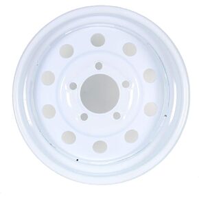 eCustomRim Trailer Rim Wheel 14 x 5.5 in. 14x5.5 5 Lug Bolt Wheel White Modular Design