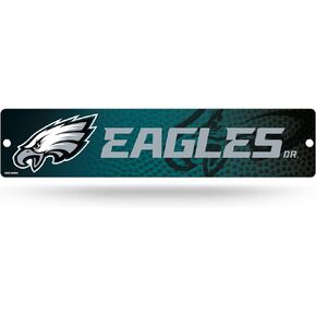 Rico Industries NFL Philadelphia Eagles Plastic Street Sign Plastic 4" x 16" Street Sign