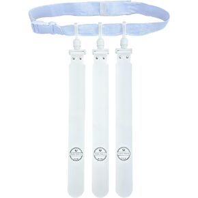 Public Sports Flag Football Belt - 3 Flag - Single (White)