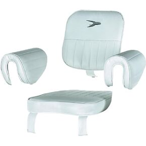 Wise 8WD1007-2-710 Captains Chair Replacement Cushion Set Only, White