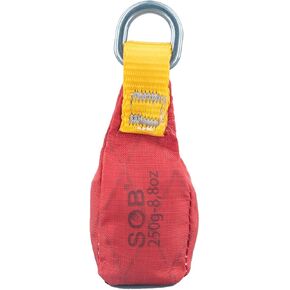 SOB Outdoor Throw Weight Bag 250g/300g/350g Arborist Durable Climbing Rope Bag Multi Throw Bag Tree Rock Spelunking (300g-Red)