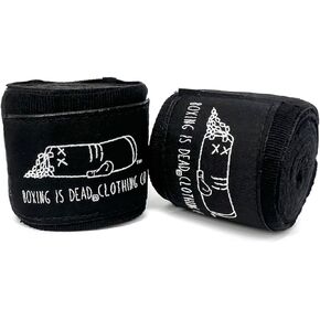 120" Boxing/MMA HANDWRAPS (Black)