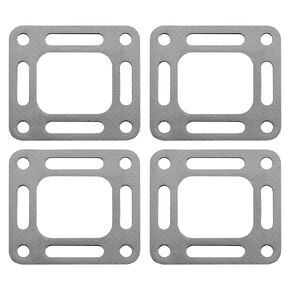 Fourtry 27-818832 Exhaust Elbow Gasket Fit for Mercruiser Stern Drive, 27-863726 Exhaust Stack Riser Gasket Fit for Mercury Marine Sierra Boat Engine, Replace 27-863726 27-860232, 4 Pcs