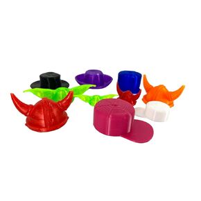 Sea urchin hats - Qty: 10 (Mixed Sizes & Colors) – baseball, pirate, skipper, viking, green ears