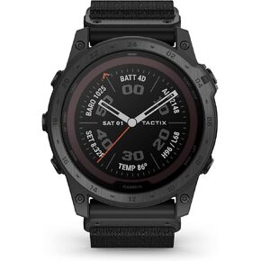 Garmin tactix 7، إصدار Pro Ballistics، ساعة GPS تكتيكية مصممة بشكل متين مع إمكانيات الشحن بالطاقة الشمسية، المقذوفات التطبيقية وشريط من النايلون، أسود (متجدد)