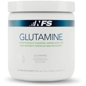 NF Sports Glutamine Protein Powder with Amino Energy, Unflavored Protein Powder for Muscle Recovery, Sports Drink Powder, Supports Immunity, Helps Gain Focus, Dietary Supplement(300g, 60 Servings)