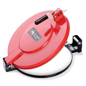 New Pig Drum Lid | 5-Gallon Latching Bucket Lid with Fast-Latch Ring | For 5 gal Plastic or Steel Buckets | DRM1200-RD