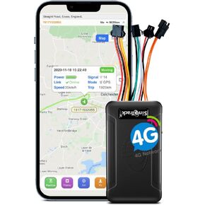 SinoTrack Car GPS Tracker, ST-906L 4G GPS Tracker Locator Real-Time Location Tracking Device with Voice Monitor Car Motorcycle GPS Device for Truck Taxi