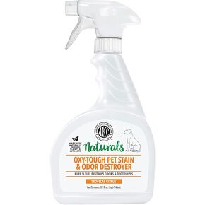 SMELLS BEGONE Naturals Oxy-Tough Pet Stain & Odor Eliminator - Removes Stains & Odors - Tropical Citrus Scent - 32 Ounce