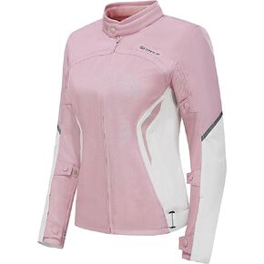 Scoyco Textile Motorcycle Riding Jacket for Women Biker Jacket Dual Sport Jacket with CE Armor for Enduro Motorbike Riding