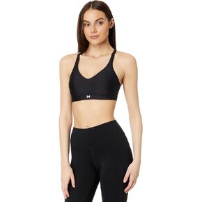 Under Armour Womens Infinity Low Impact Sports Bra, (001) Black / / White, Medium D-DD