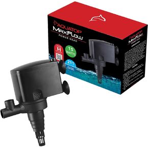 Aquatop MaxFlow 211 GPH Submersible Aquarium Power Head – High-Performance Water Pump – Quiet & Efficient – Ideal for Freshwater & Saltwater Aquariums