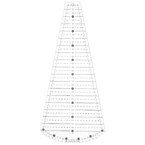 BENECREAT Acrylic Quilting Template Ruler, Tie Blanket Ruler Template, Rectangle Template Quilt Supplies for Cutting Patterns, Sewing, Blanket Making