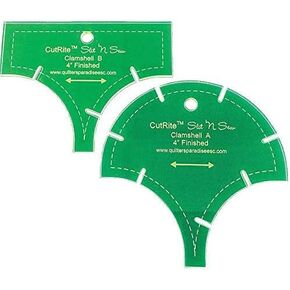 CutRite Finished Clamshell Template, Green
