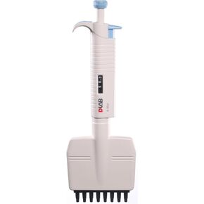 DLAB 7030303012 Micropette Plus حجم قابل للتعديل بثمانية قنوات، 50-300 ul in Kuwait